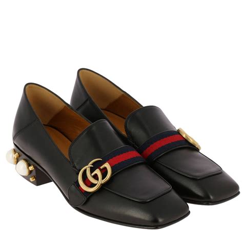 gucci black womens shoes|neiman marcus women's gucci loafers.